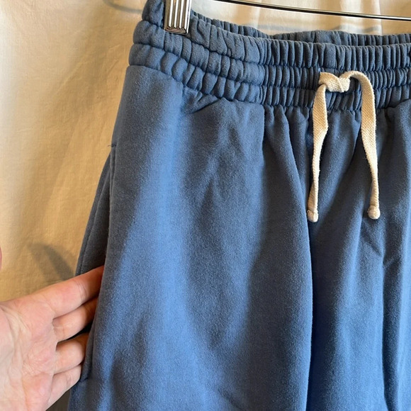 Pas Une Marque Paris Angel & Letters Heather Blue RTW Jogger Sweatpants - Picture 6 of 10